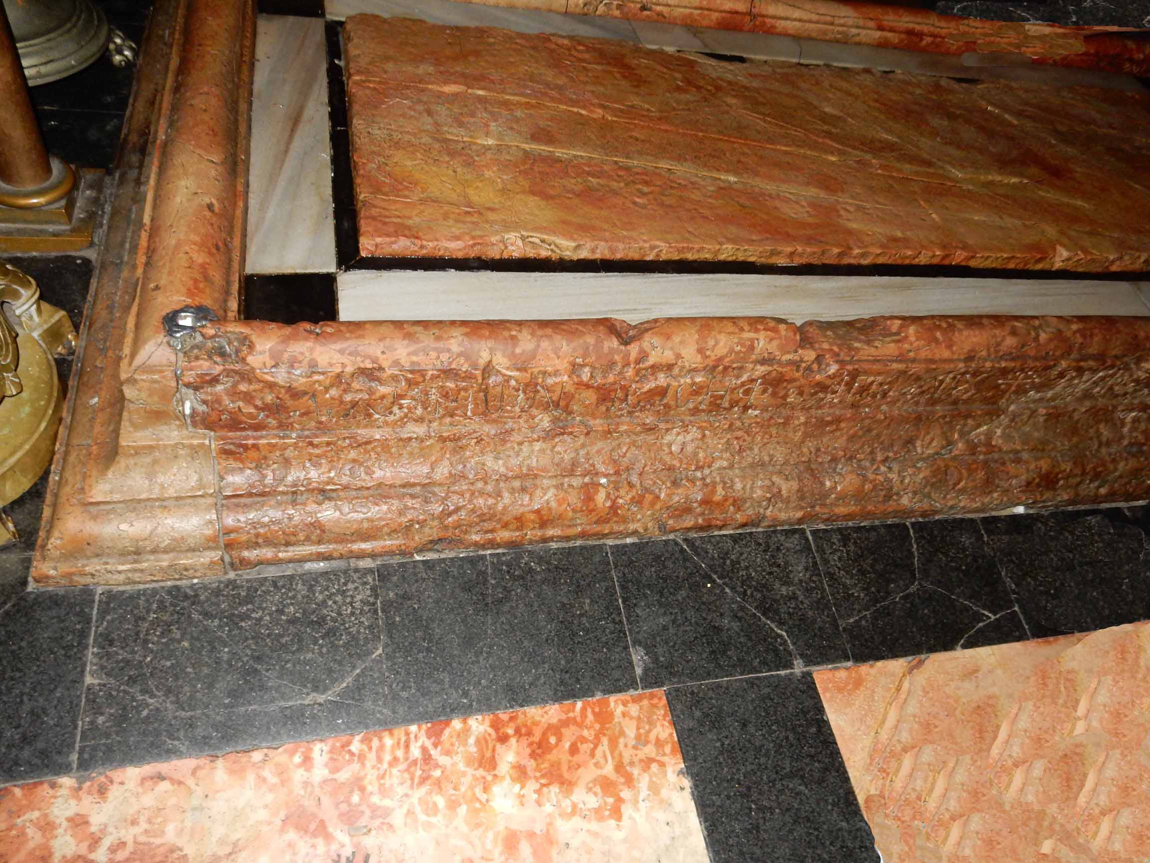 Stone of Anointing, Church of the Holy Sepulchre